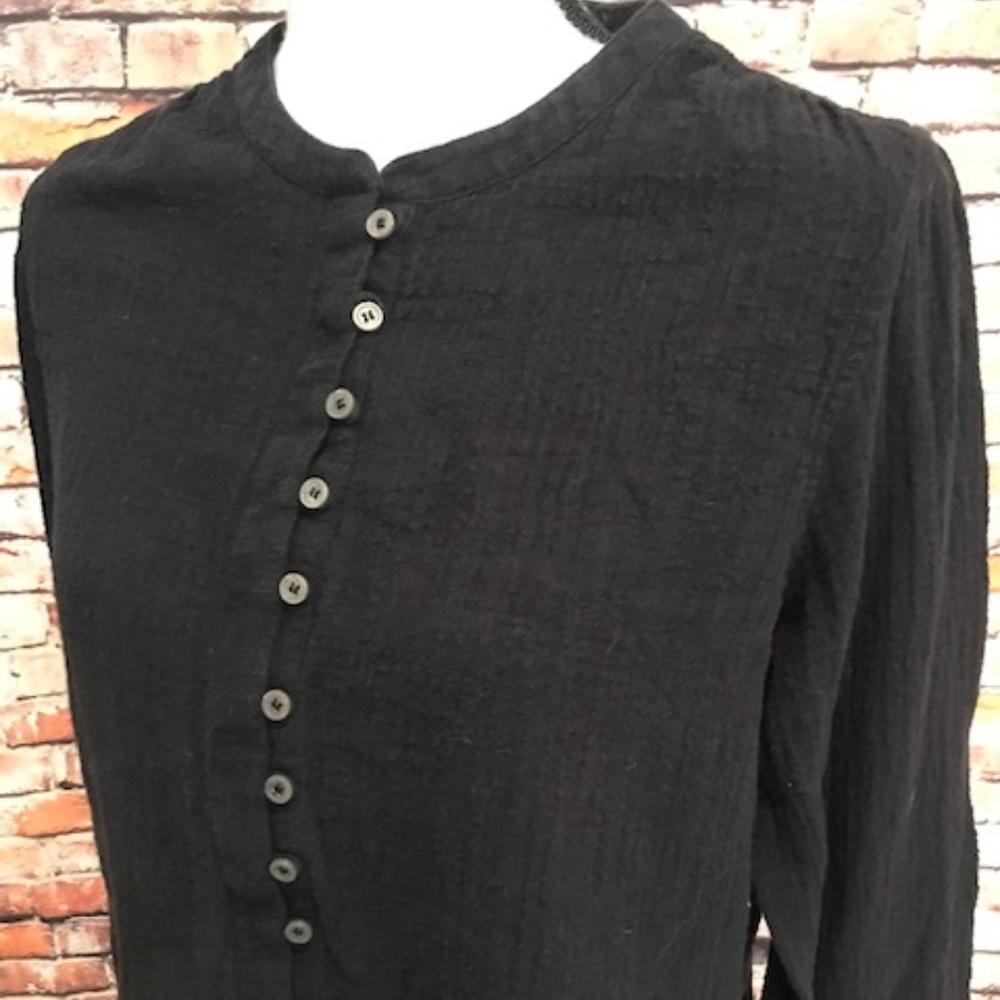 Soft Surroundings Soft Cotton Buttoned Tunic Dress - image 3